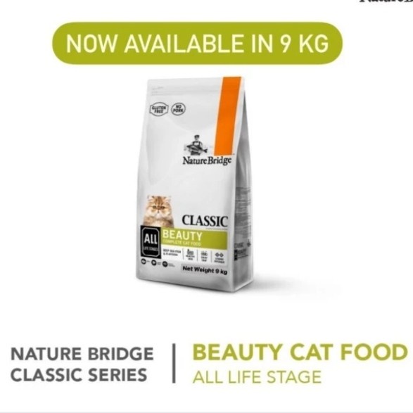 Nature Bridge Beauty Cat Food For All Stages 9KG