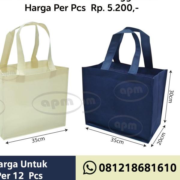 

Tas Spunbond Kotak Ukuran 35x20x30 (Tas Jahit) - Navy