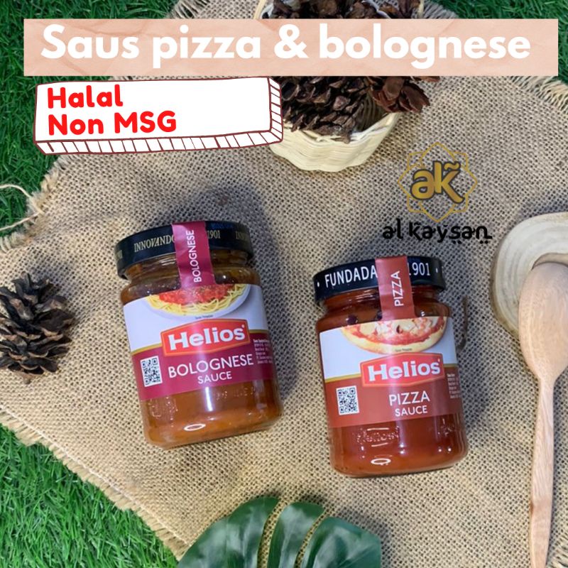 HELIOS SAOS BOLOGNESE & SAOS PIZZA HALAL 300gr