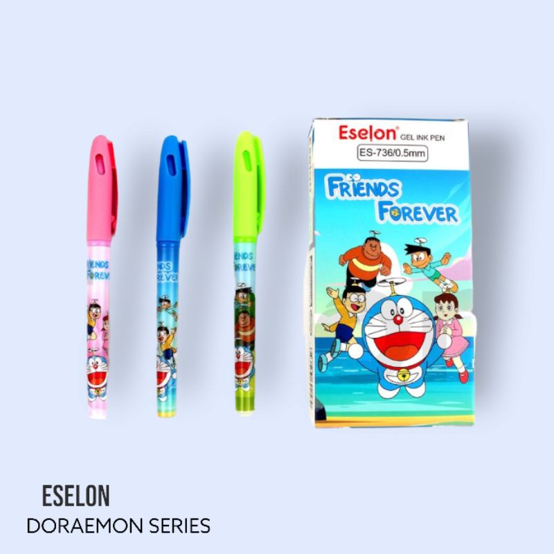 Pena Gel  / Pulpen Fancy Doraemon / Pena Karakter