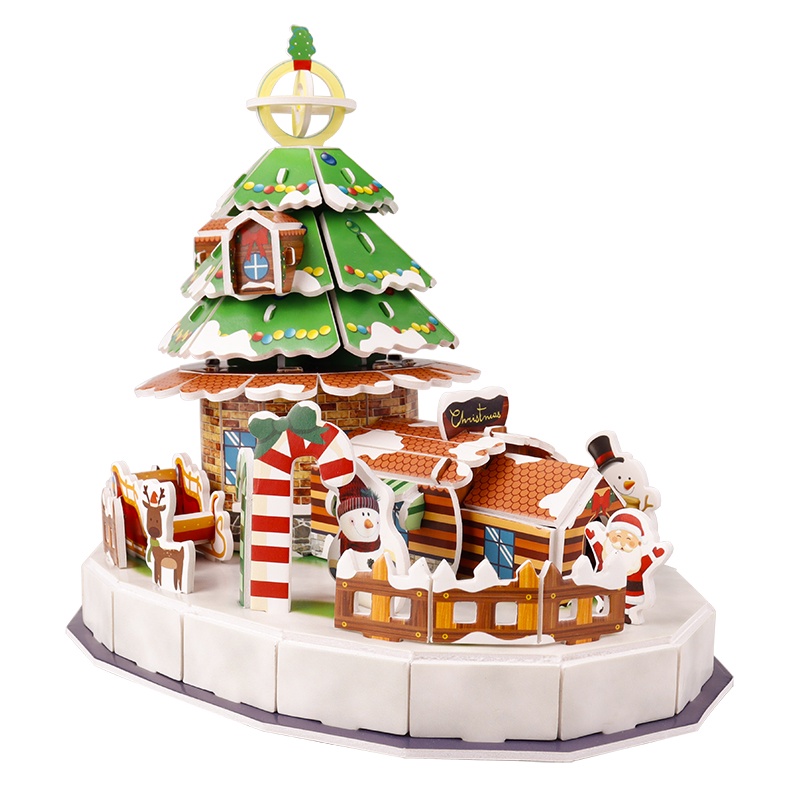 Kado Natal Anak | Puzzle 3 Dimensi CHRISTMAS HOUSE