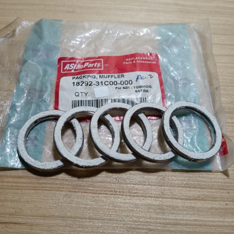 perpak paking knalpot suzuki tornado satria r rc