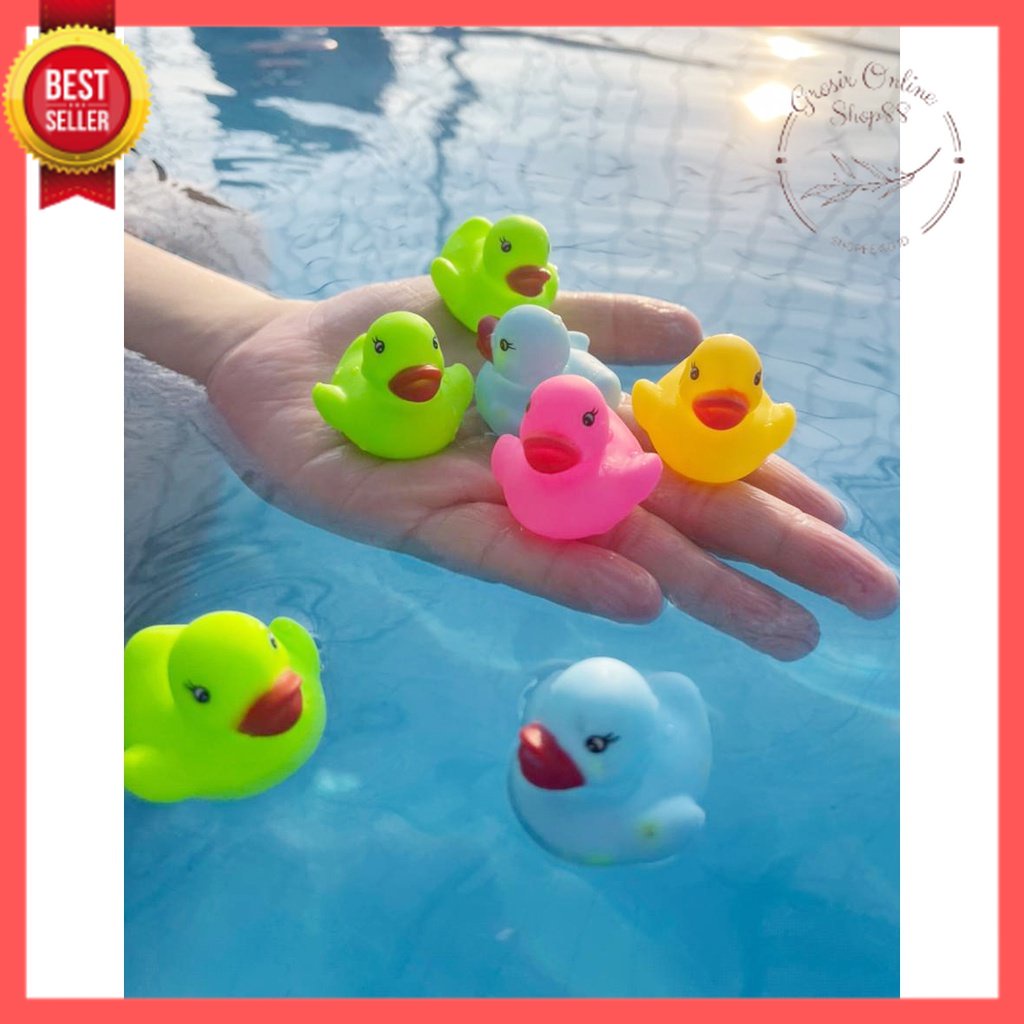 GOS - E308 - MAINAN Bebek Karet Mainan Mandi Anak/COLORFUL RUBBER DUCK