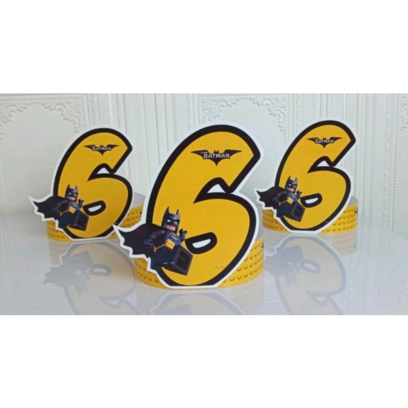 TOPI ULTAH TEMA BATMAN