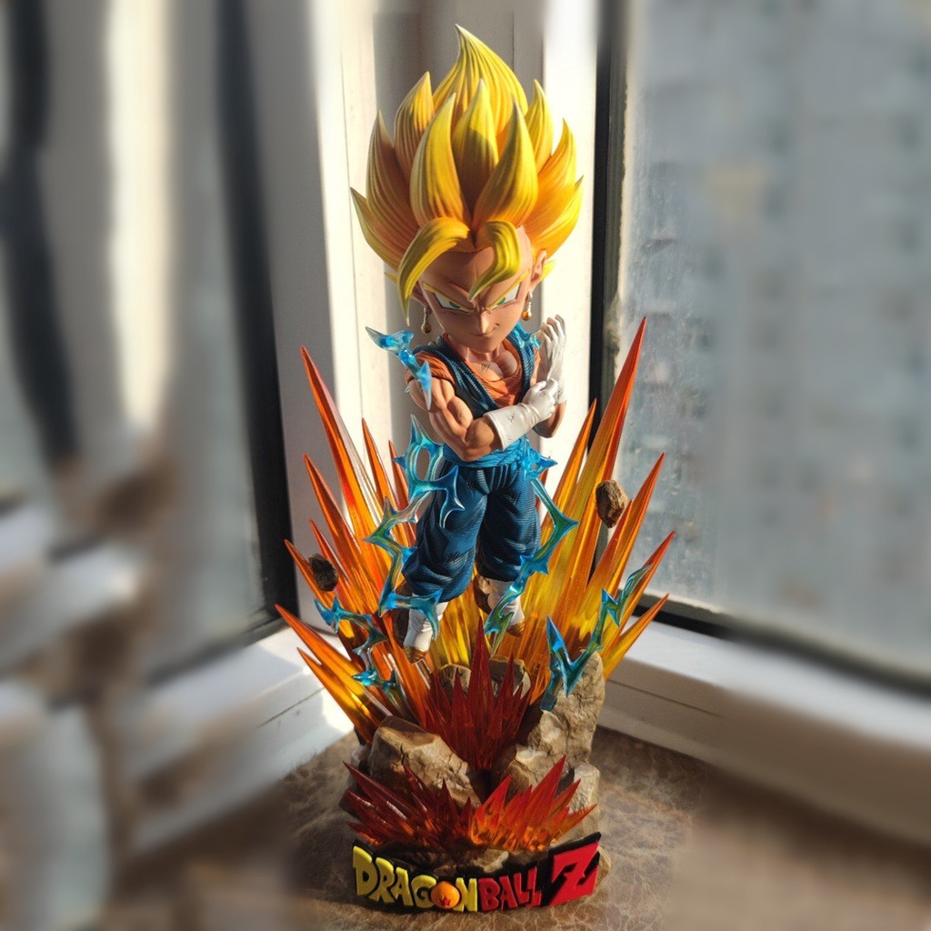 Action Figure Karakter Dragon Ball Vegetto Super Saiyan Goku Vegeta Gogeta Bahan PVC