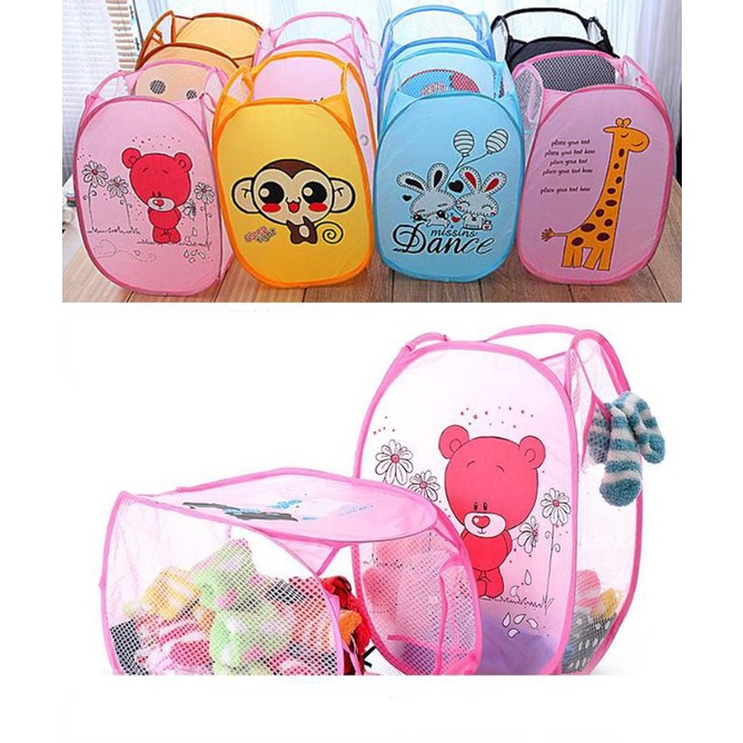 Keranjang Lipat Sergabuna Keranjang Pakaian Mainan Boneka