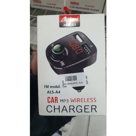 FM Modulator Car Wireless Charger Allison A4