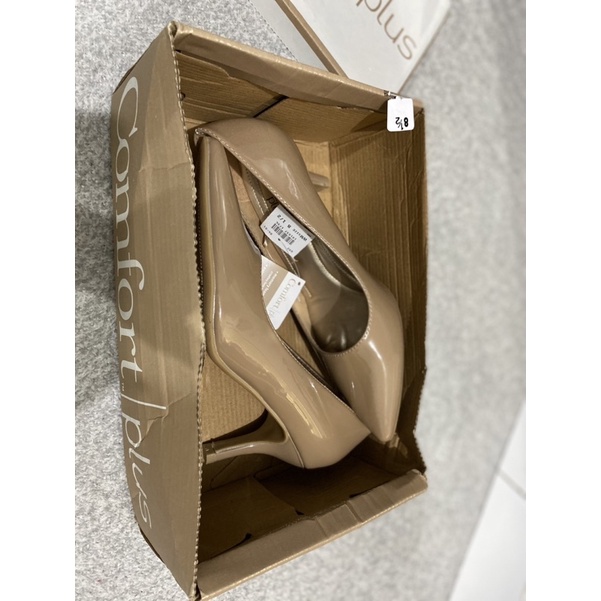 payless by comfort plus Janine Neutro size 8,5 heels 7cm NEW