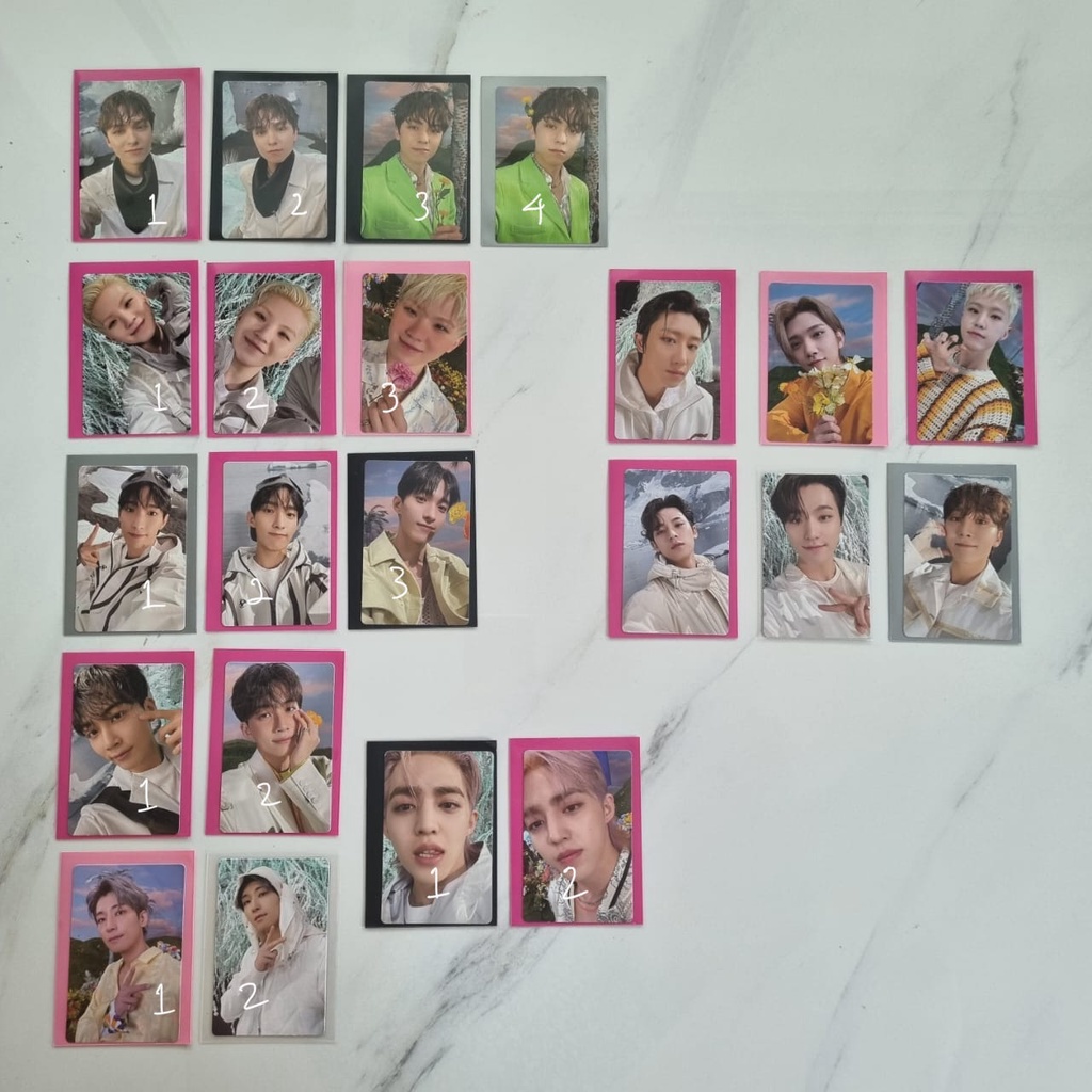 [READY STOCK] PHOTOCARD SEVENTEEN SECTOR 17 NEW BEGINNING VER HEIGHT VERNON WOOZI DK JEONGHAN WONWOO