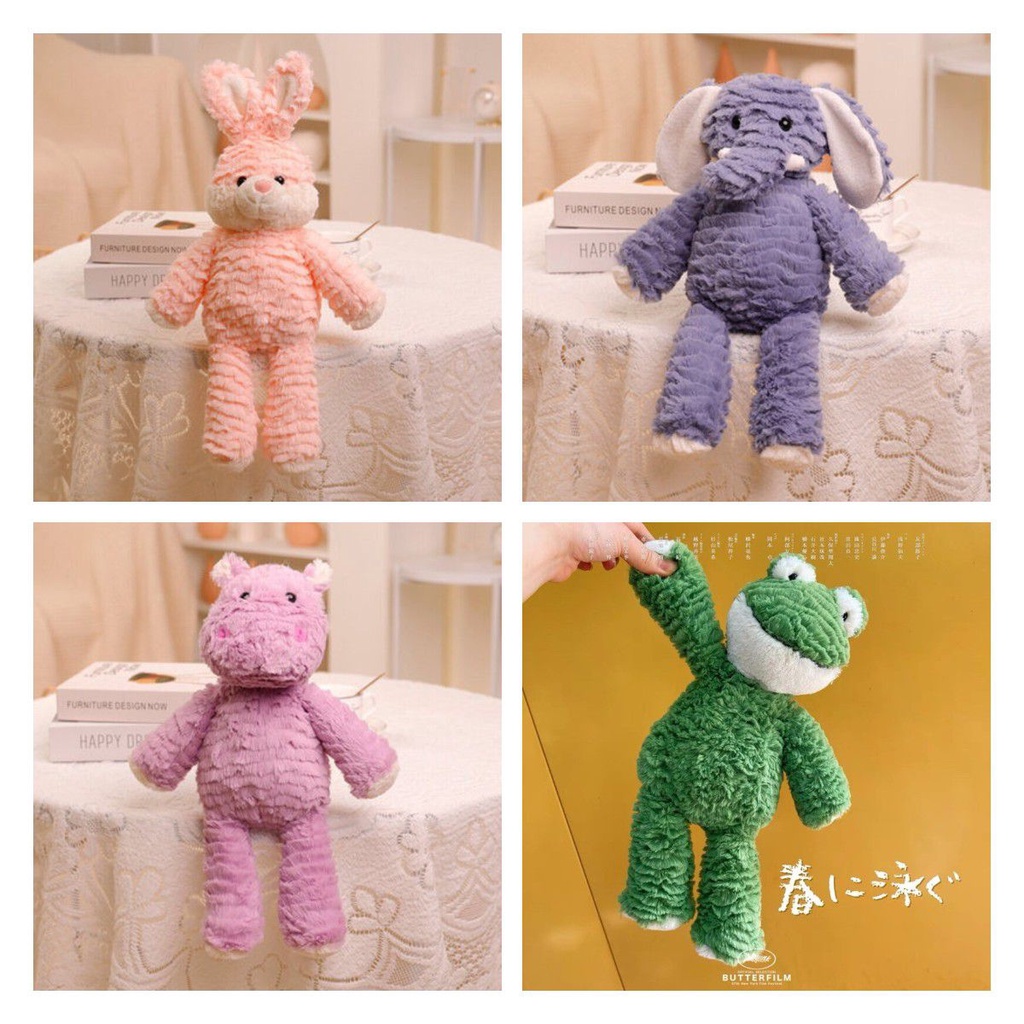 Mainan Plush Rabbit- Bahan Plush Timbul Dijahit Tangan Cocok Untuk Hadiah Anak