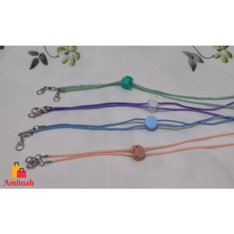 Strap Masker 2In1 Konektor Headloop Murah - Tali Masker Hijab Grosir