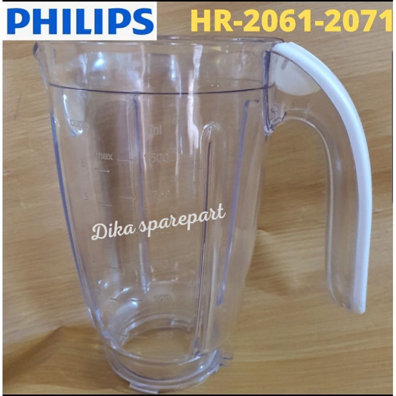 GELAS BLENDER PHILIPS HR 2061-2071 PLASTIK
