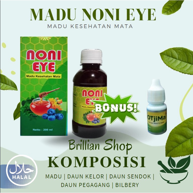 Tetes Mata Herbal Noni Eye BPOM Asli Original