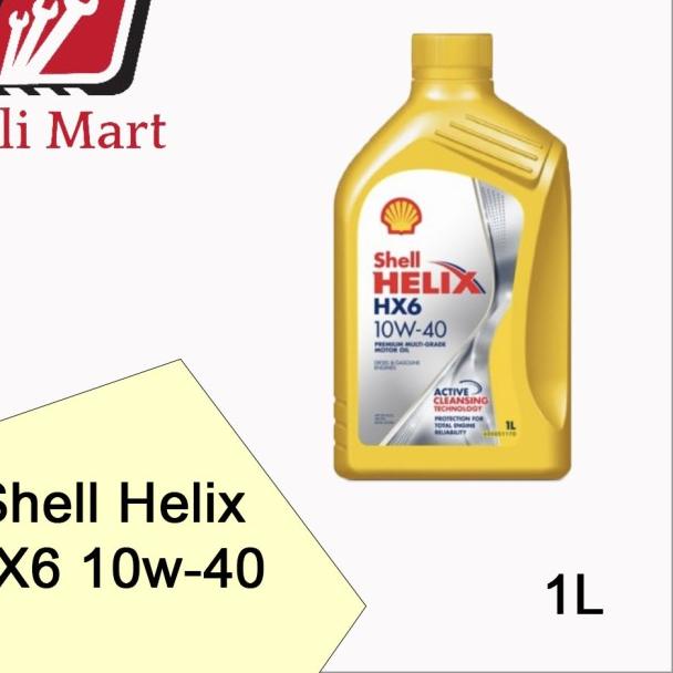 Oli Shell Helix Hx6 10w40/Oli Shell helix 10w40/Oli mesin Shell 10w40