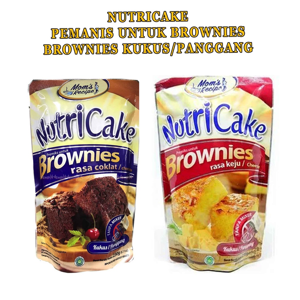 Brownies Kukus Panggang * Nutricake * 230g