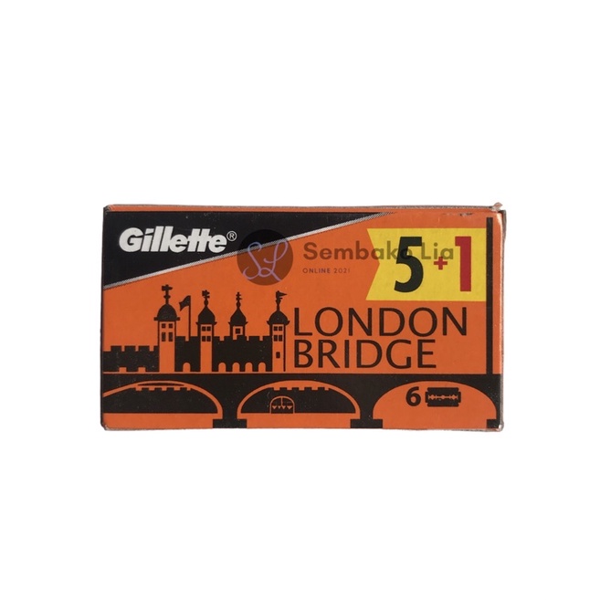 Silet London Bridge Original / Silet Tajam Gillette London Bridge Silet / Silet Cukur Kumis Pisau Cukur Kumis Alat Cukur