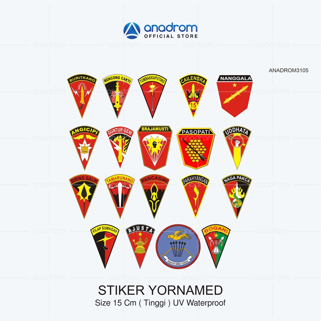 

Sticker Yornamed I Size 15 Cm UV Waterproof I Anadrom 3105