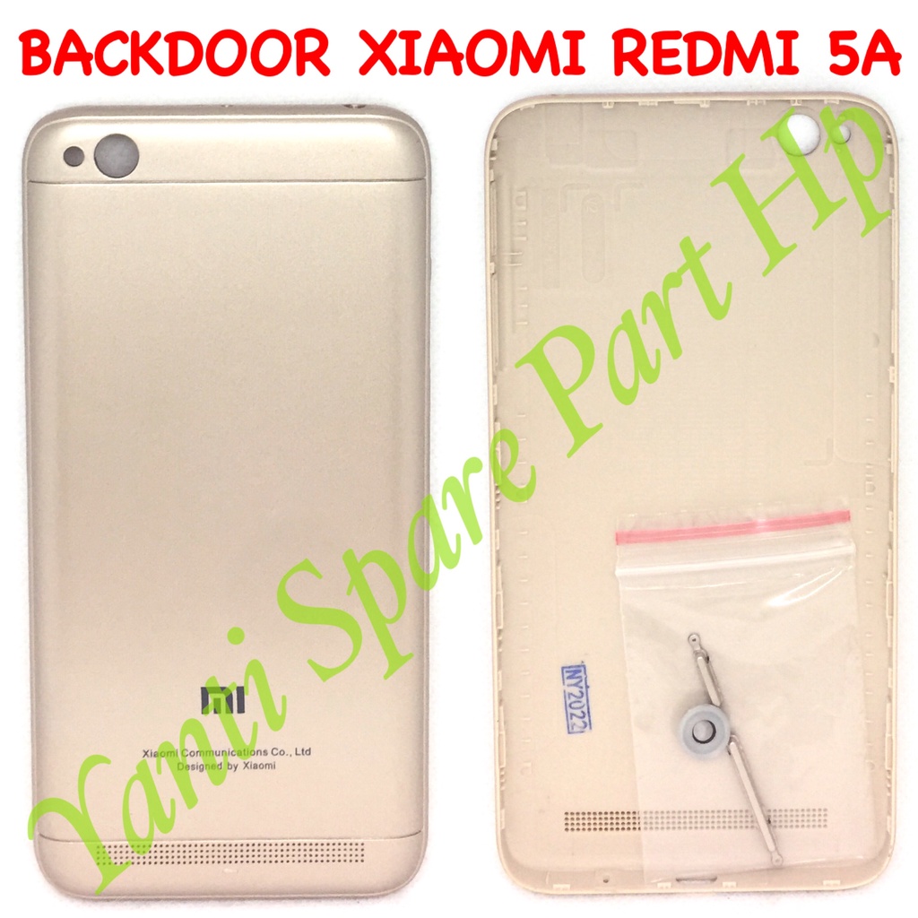 Backdoor Tutup Belakang Xiaomi Redmi 5A 2 Sim Original New