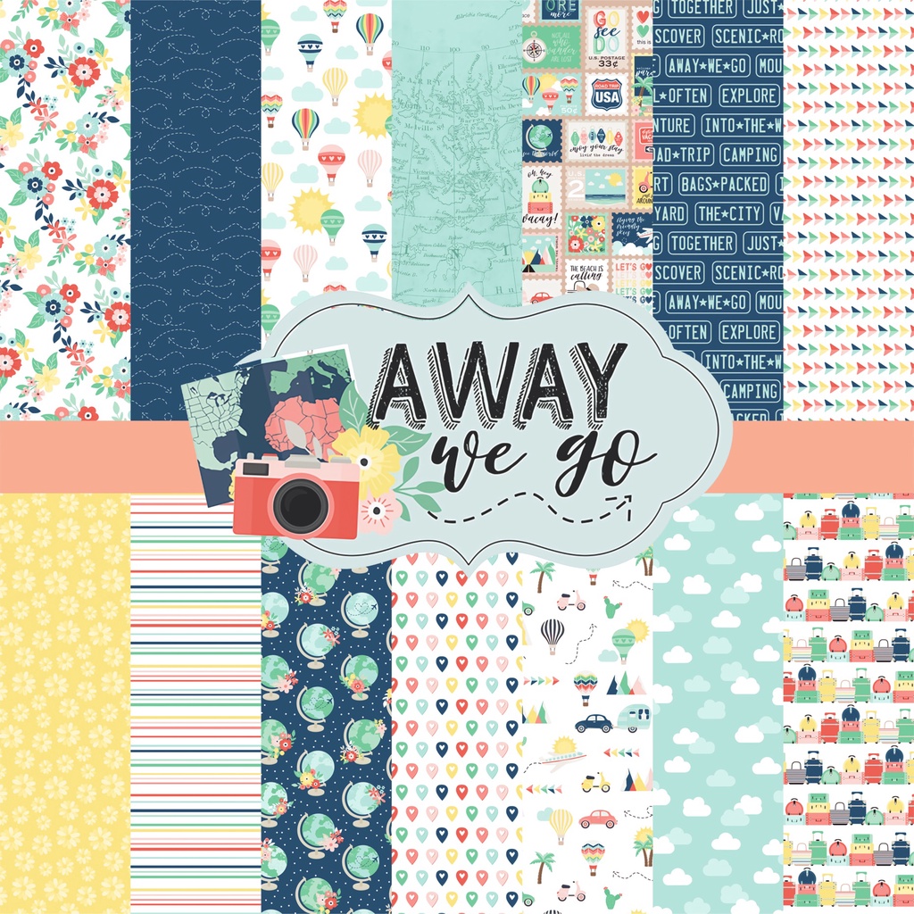 

SCRAPBOOK PAPER | KERTAS SCRAPBOOK MURAH | CRAFT PAPER | ECHO PARK - 08