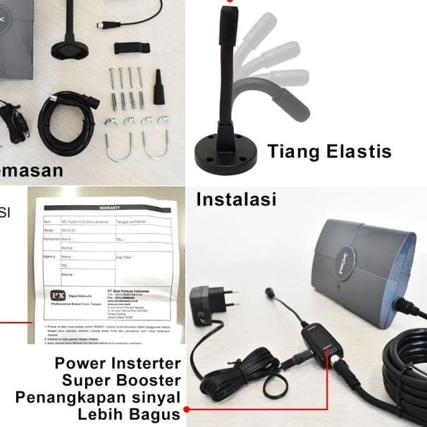 Antenna PX 4K DA5120 TV digital HD Indoor Outdoor DA 5120 PX DA-5120