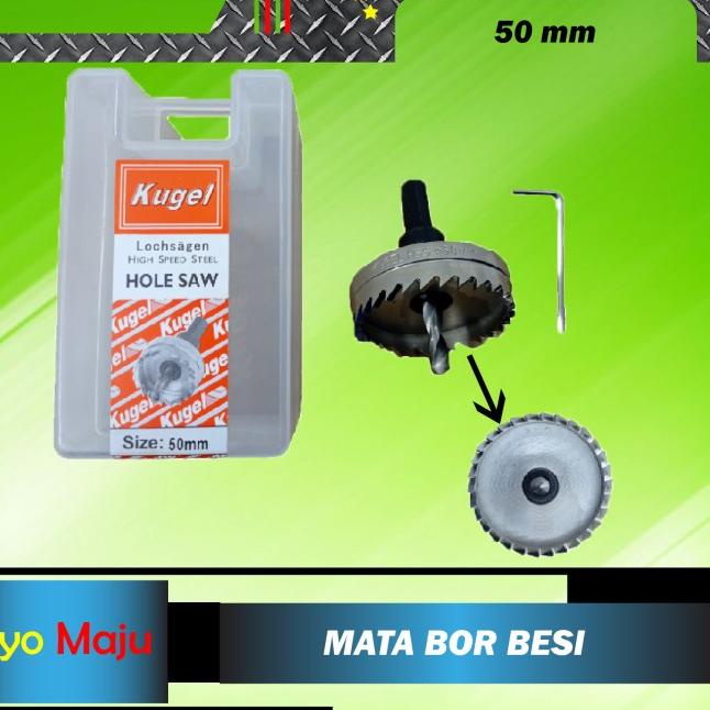 Hole Saw Besi 50mm / HoleSaw Besi 50mm / Mata Bor Besi 50mm KUGEL