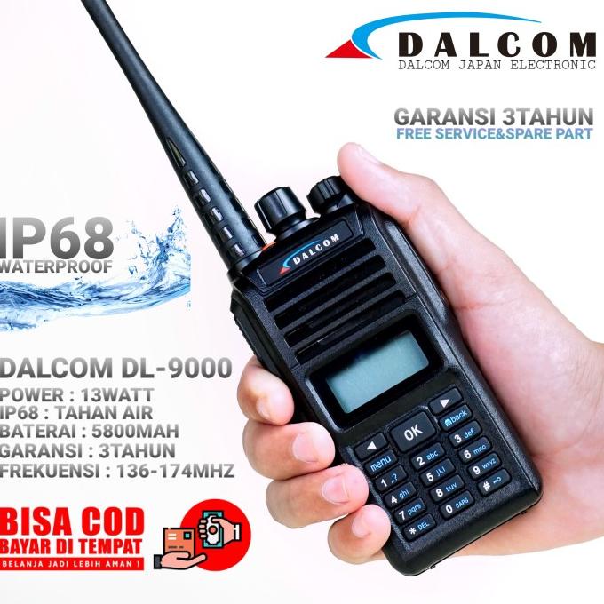 Ht Dalcom Japan Dl-9000 Vhf 136-174 Mhz Ip68 Waterproof