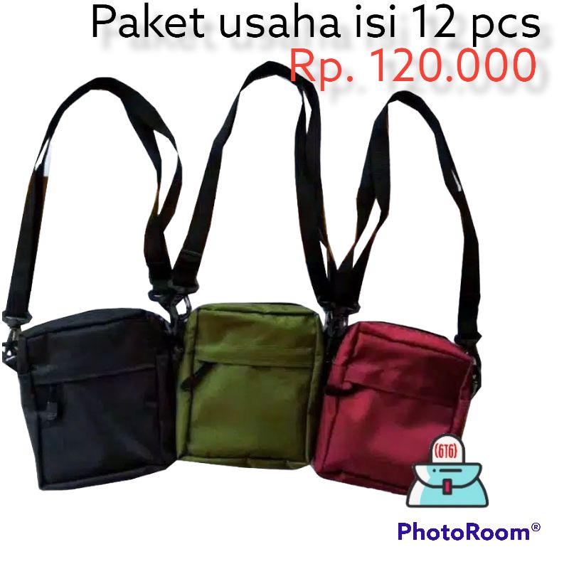 grosir tas!! Tas selempang mini isi 12 pcs polos