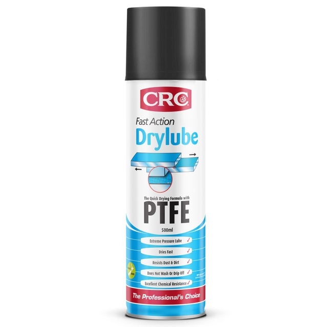 crc dry lube ptfe 3049, pelumas teflon gemuk grease coating