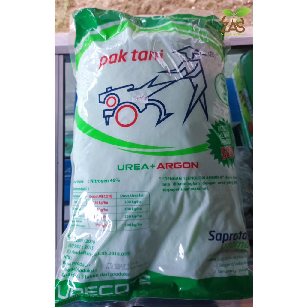 PUPUK UREA - URECOTE PAK TANI - KEMASAN 5Kg