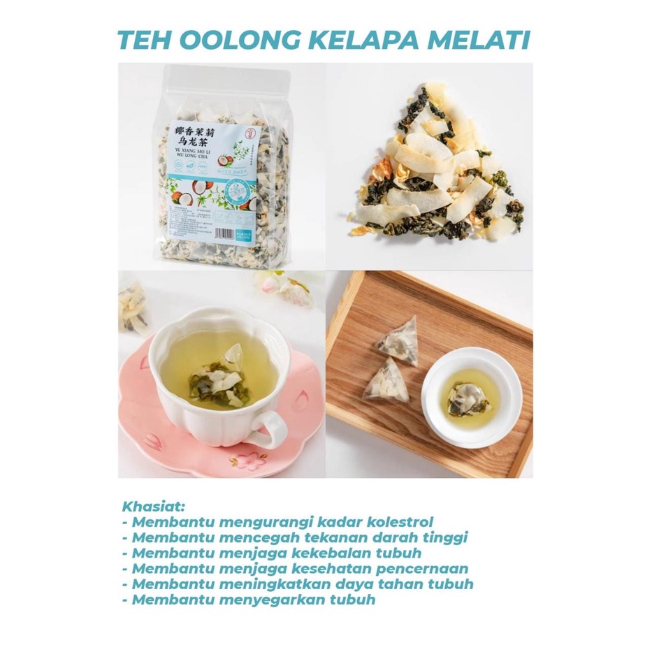 Coconut oolong Jasmine Tea / Kelapa jasmine dan oolong