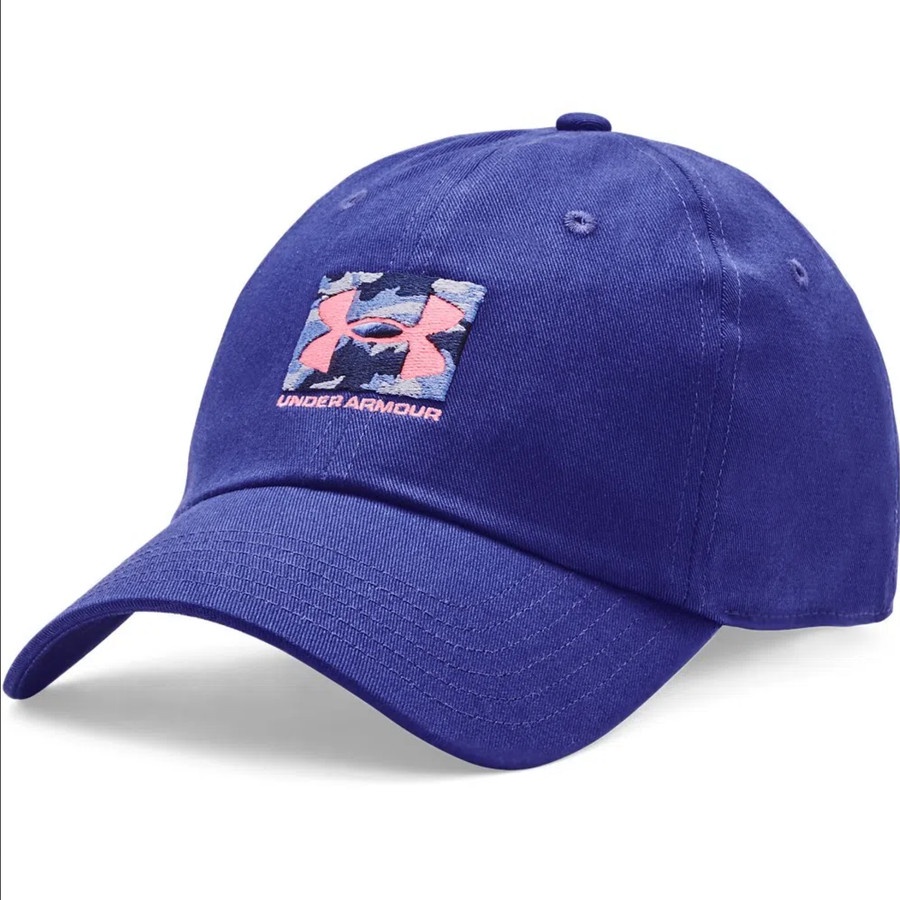 Under Armour UA Branded Cap Blue Hat 1361539-415 Topi Original