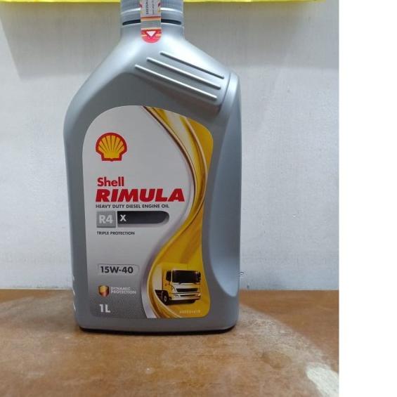 OLI SHELL RIMULA R4 X 15W-40 1L - OLI SHELL DIESEL R4 X