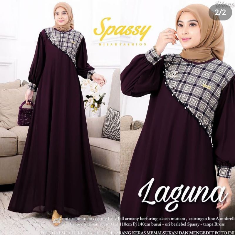 LAGUNA DRESS | GAMIS CERUTY MIX KATUN RAMI