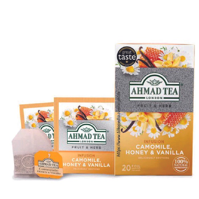 

TERMURAH Ahmad Tea Camomile Honey Vanilla Infusion / Teh camomile Madu Vanila /TEH DIET/TEH