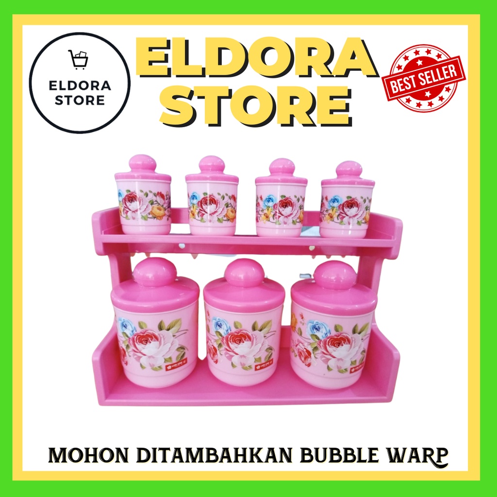Family Kitchen Set Lion Star Ks-2 | Tempat Rak Bumbu Dapur Set | Tempat Bumbu Dapur Set