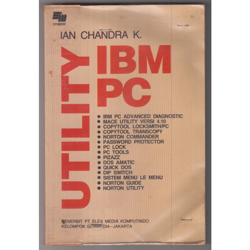 BUKU IAN CHANDRA K - UTILITY IBM PC