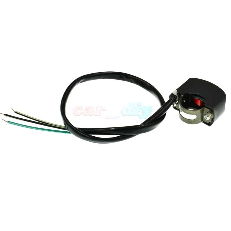 Saklar ON / Off Lampu Depan LED 2 / 3-kabel 50cm Untuk Motor