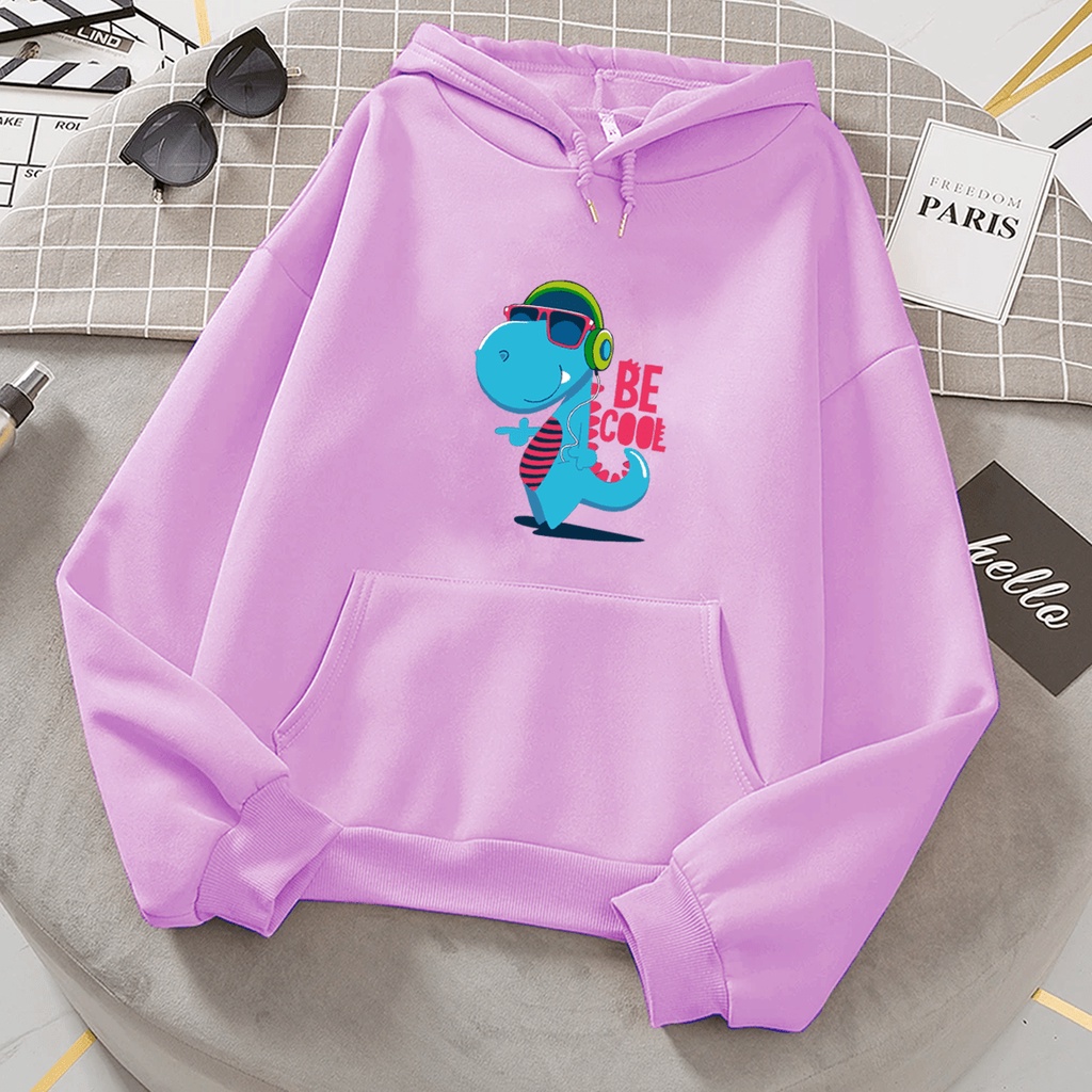 Sweater hoodie anak laki laki BE COOL DINO sweter anak cewek cowok murah