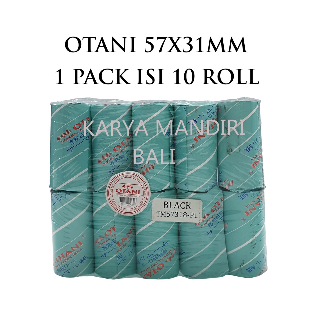 Kertas Thermal EDC / Register Paper Roll Otani 57 x 31 mm / 57x31 Core 8 / Struk Kasir