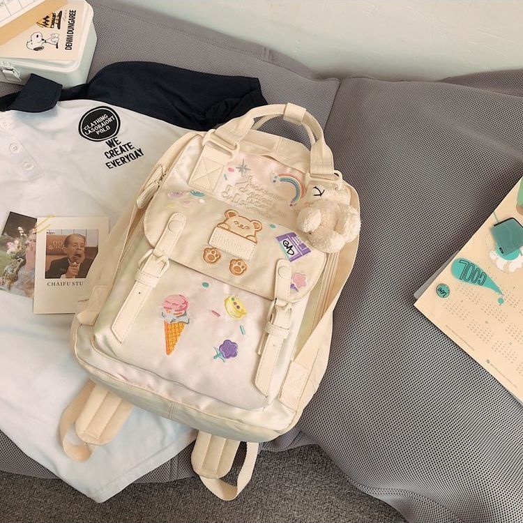 Sera unicorn gadis hati ransel ins tas sekolah lucu dan tampan super hot perempuan Harajuku ulzzang ransel mahasiswa