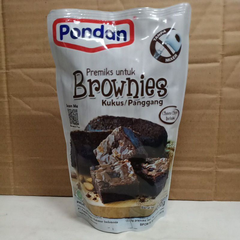 

Pondan Brownies Kukus Panggang 230g