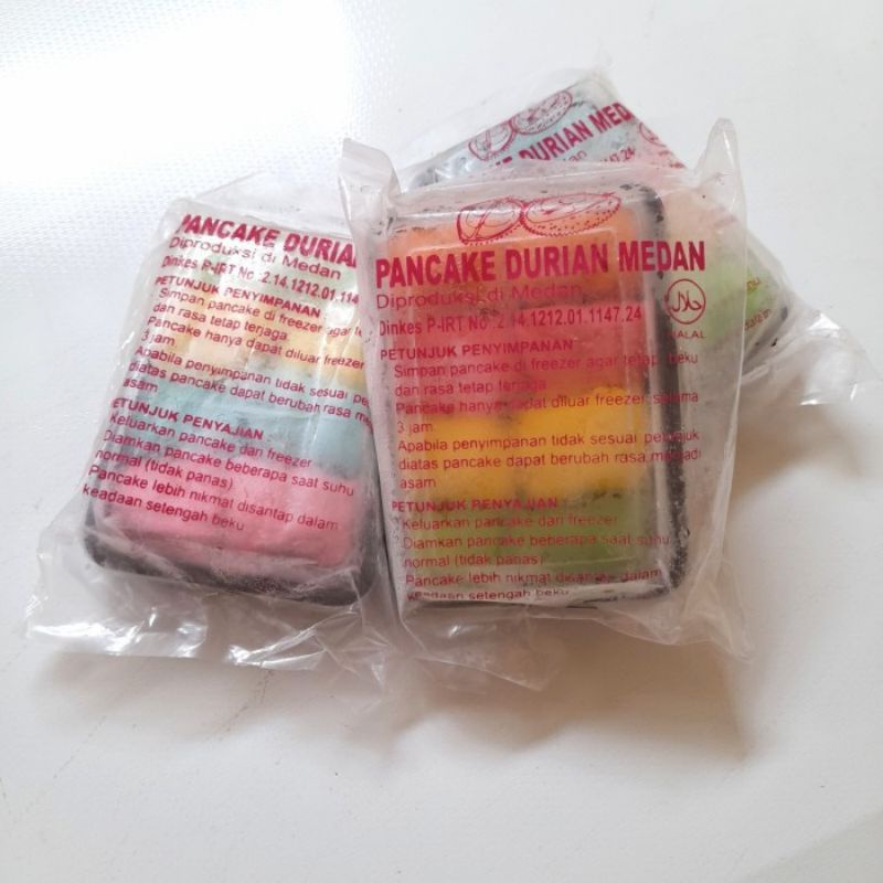 

pancake durian mini isi 8 berbpom