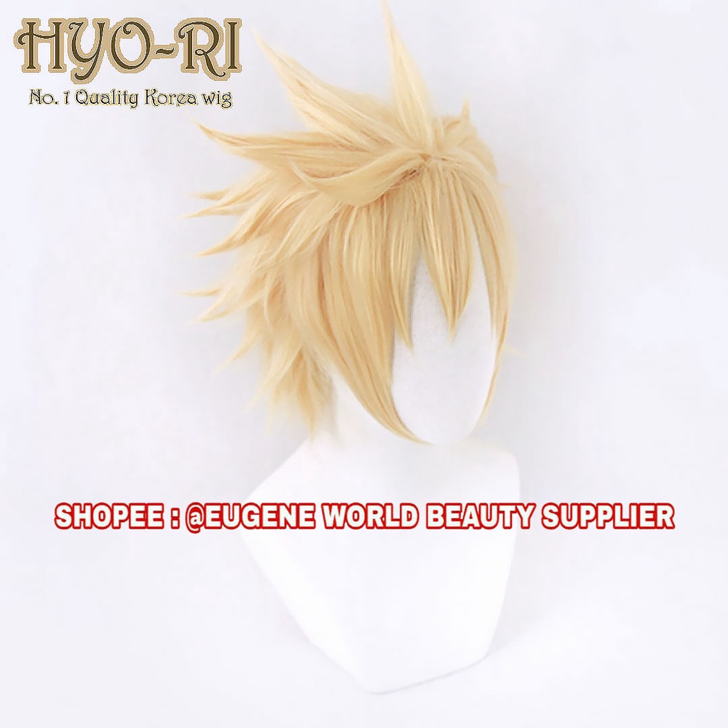 READY STOCK - WIG CLOUD STRIFE WIG COSPLAY GAME FINAL FANTASY VII REMAKE FINAL FANTASY 7 REMAKE FF7 