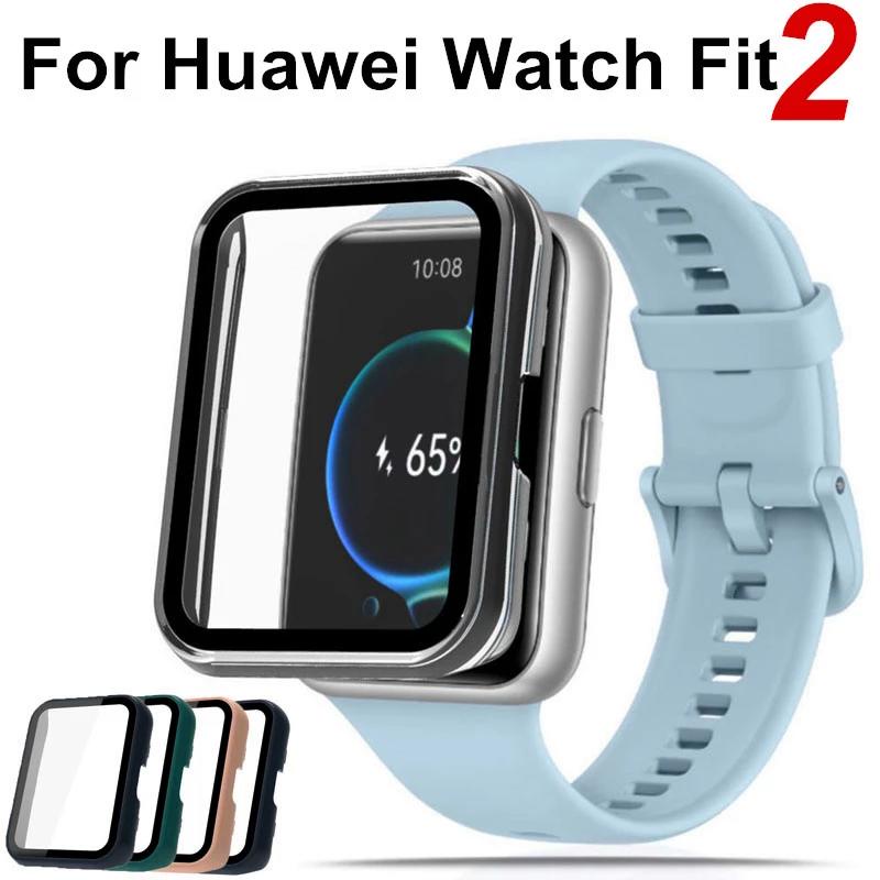 Pelindung Layar Smartwatch Huawei Honor band 7 6 Pro Watch Fit2 D Bahan Kaca Film Full Cover GS3