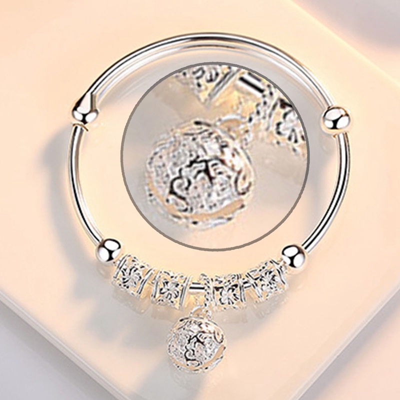Fancyqube Gelang Bangle 925 Silver Desain Dream Catcher Untuk Wanita
