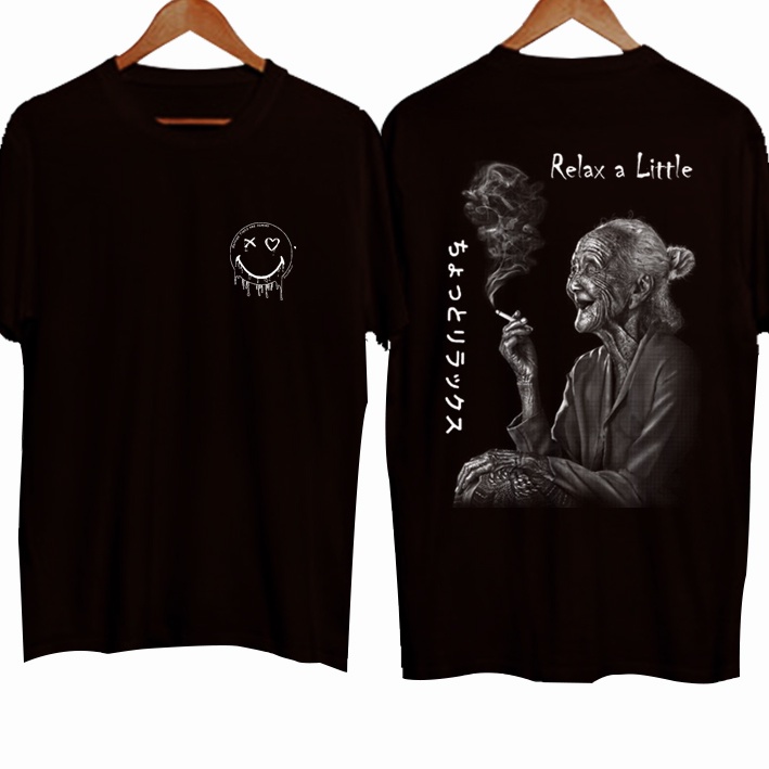 EMO NENEK/MURAH/DEPAN BELAKANG/DISTRO-COKLAT