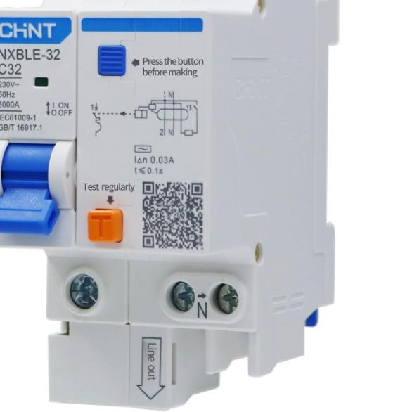 RCBO + MCB Chint NXBLE-32 1P+N 6 10 16 20 25 32 (A) 6kA - 32A