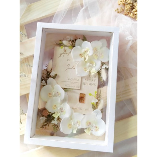 Mahar Anggrek / Mahar Kekinian / Bingkai Mahar / Mahar Simple / Mahar Rustic