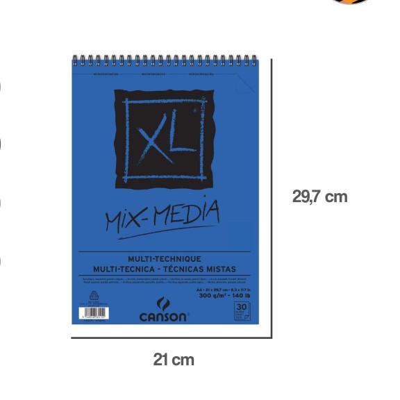 

Drawing Book Canson XL Mix Media 300G A3 - A5 - A4