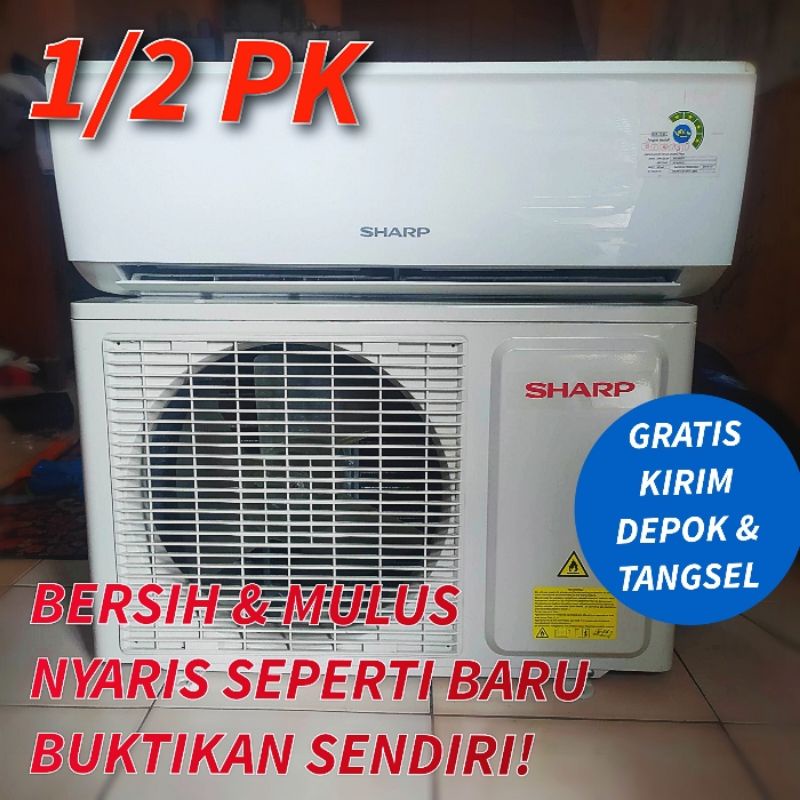 Jual AC sharp Hemat Energi AH-A5UCY 1/2 PK 0.5 PK R32 Hemat energi 4